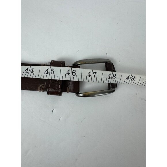 Ted Baker Brown Leather Belt Men's 38in Made in Italy Classic Closet Staple - Picture 11 of 11
